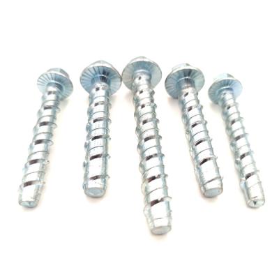 China Building Construction Hebei Factory Wholesale Custom Galvanized Concrete Screw Bolts With Hex Head for sale