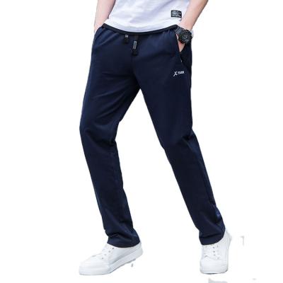 China Custom Made Anti-Static Running Cotton French Terry Sweatpants Simple Gray Casual Sweatpants Streetwear Discount Clearance Logo Sweatpants for sale