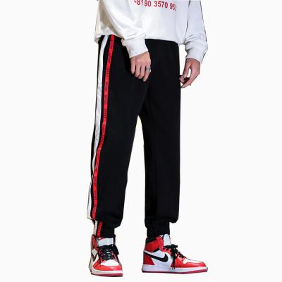 China New men's pants 2019 anti-static casual sweatpants men's tracksuit pants velvet winter pants fleece straight men's tracksuit pants thick lining male for sale