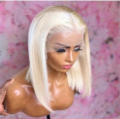 China Wholesale Best Price Bob Sheenreal Hair 613 Short Lead Blonde Wigs On Sale for sale