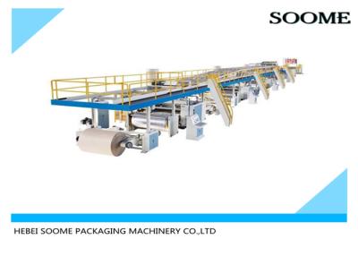 Cina Linea di produzione ondulata completamente automatica della scatola macchina di ondulazione di 5 pieghe in vendita