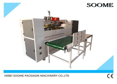 China 2800mm Double Servo Motor Semi Auto Carton Box Stitching Machine for sale