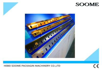 China Width 1400-2200mm Corrugated Automatic Machine Spiral Cut Off Blade Knife Cross Cut Carton for sale