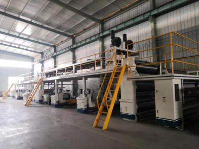 China Automatischer Grad des Karton-250m/Min Corrugated Cardboard Production Line zu verkaufen