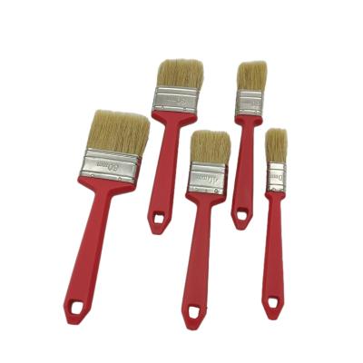 China High Quality Bristle Blending Filament Synthetic Paint Brush With Plastic Handle Brush for sale