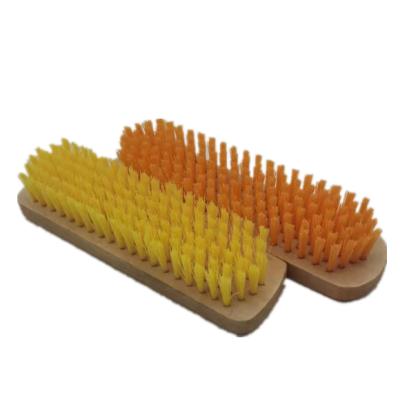 China Viable Hot Selling Wooden Laundry Brush Sneaker Cleaning Brush for sale