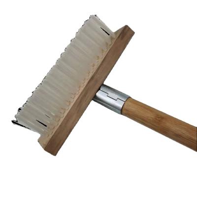 China Sustainable High Qualily Wooden Handle Floor Cleaning Brooms Sweeping Broom Brush for sale