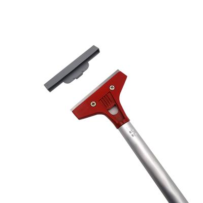 China High Quality Durable Long Handle Aluminum Alloy Cleaning Floor Scraper and Safety Scraper for sale