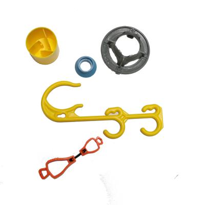 China Lead Industrial Plastic Hook Plastic Parts For Construction Safety for sale