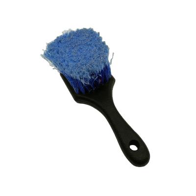 China Wholesale Car Wheel Cleaning Brush Soft Short Handle PP Fiber Car Wash Brush Wheel And Tire Cleaning Auto Cleaner Brush for sale