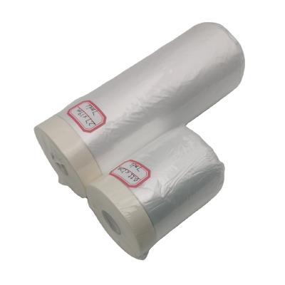 China China Manufacture Universal PE Plastic Masking Film Moisture Proof For Painting for sale