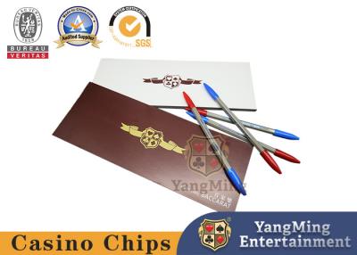 China Papel de registro adaptable del juego de tabla del casino de los sistemas de juego del bacará en venta