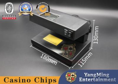 China Clásico de escritorio Mini UV Verificador de código de mesa de póquer Chip luz púrpura en venta