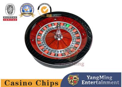 China American Manual Roulette Handmade Custom Poker Table Game Solid Wood Diameter 82 Cm for sale