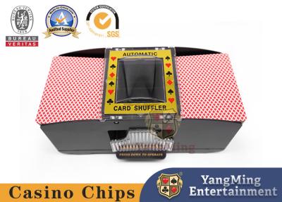 China Casino tafel Texas Hold'em spel gloednieuwe batterij wegwerp plastic poker shuffler Te koop