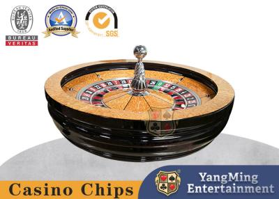 China Imported Solid Wood 82cm Manual Casino Roulette Wheel For Baccarat Texas Hold'Em Blackjack Roulette for sale