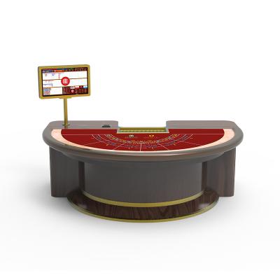 China Mesa de juego de Macao Baccarat Chip Rfid Sistema de casino Software de inducción Mesa de póquer en venta