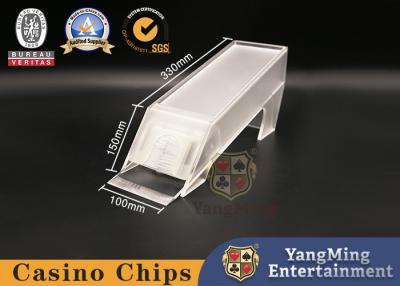 China 8 Deck van speelkaarten Plastic kaarten Acryl Frosted Casino tafel dealer Aanpasbaar Te koop