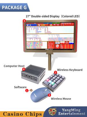 China Baccarat Software System Bilingual Switch Poker Table Game System Software for sale