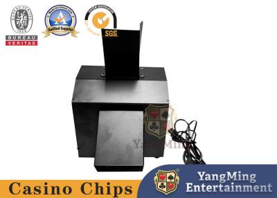 China Black Automatic Playing card Shredder Casino Poker Broken Card Machine Disposal Poker Kneader for sale