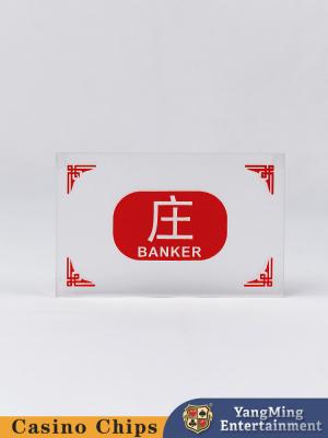 Chine Bouton de Player Wins Mark 2PS de banquier adapté aux besoins du client par marqueurs de baccara de casino à vendre