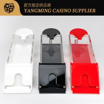 China Three Colors AvailableThickened Acrylic Dealer Shoe Casino Entertainment Table Countertop Dealer Shoe for sale