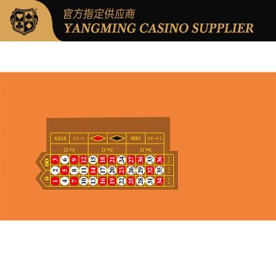 China Customized Roulette Double 0 Game Tablecloth Baccarat Texas Poker Table Tablecloths en venta