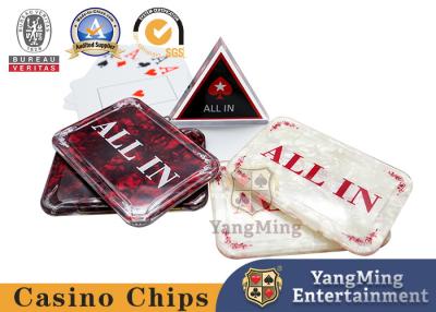 China HOT SALE 1PCS Acrylic Baccarat ALL IN Button Poker Cards Guard Casino Casino Table Bet Brand for sale