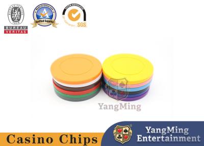 China Texas Roulette Casino Table Customized 4g ABS Plastic Poker Chips With No Denomination for sale