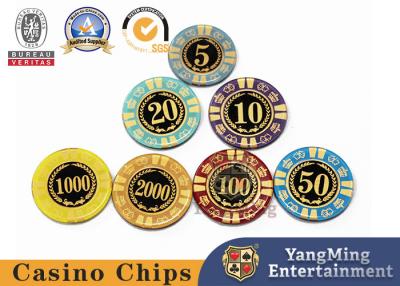 China Custom Printing Clay Poker Chip RFID Casino Chip Acrylic Gambling Chips Fabriek voorraad Te koop