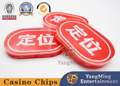 China Acrylic Casino Factory New Custom Design Oval Produce Shape Locate Brand for sale