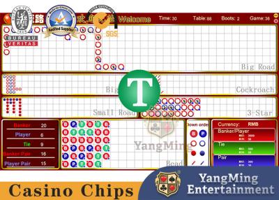 China Muestra estándar del límite de la tabla del LCD del casino con sic el sistema de BO para los juegos de póker del juego de la rueda de ruleta en venta