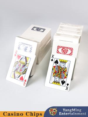 China High End Casino Standard Black Blue Core Papper  Playing Cards For Hotels And Clubs Casino Entertainment for sale