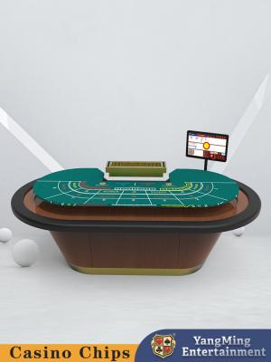 China Neuer, aktualisierter, normaler, maßgeschneiderter Baccarat-Tisch Unterhaltung Freizeit Poker-Tisch zu verkaufen