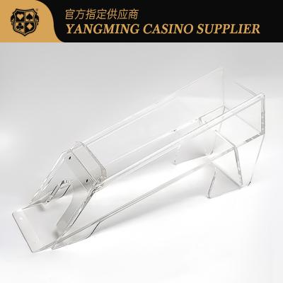 China Spot Supply 8 Decks Of Transparent Acrylic Dealer Shoes Casino Baccarat Casual Game Poker Dealer Shoes for sale