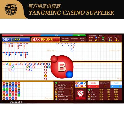 China Casino Poker Table Live Baccarat Lucky Six System Software Aanpasbaar Te koop