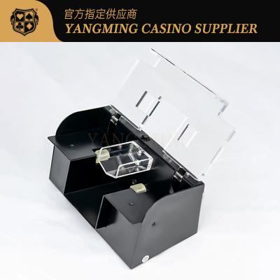 China All Black Card Shuffler 2 Sätze automatisch betrieben Texas Hold'Em Poker Zubehör zu verkaufen