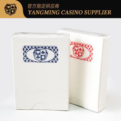 China Gambling Club Playing Card Factory Customization 310g 88*63mm Black Blue Core Plastic Papper Poker Cards for sale