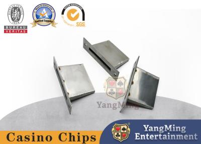 Chine Accessoires de jeu de casino d'acier inoxydable jouant le support en laiton d'astuce de Chip And Bill Drop Slot de tisonnier de fente anodisé par Tableau à vendre