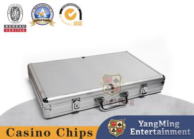 Chine le rond 600pcs forment le tisonnier Chip Case de RFID que 11.5g Clay Ceramic Portable Gambling Chips a placé la poignée et la serrure de transporteur à vendre