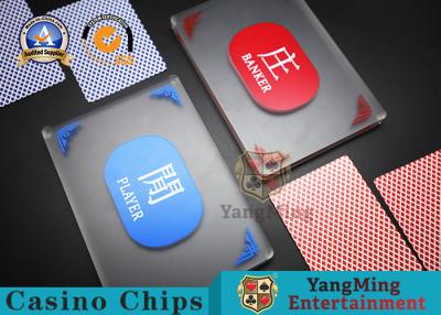 China Casino Baccarat Markers Customized Banker Player Wins Mark 2PS Button for sale