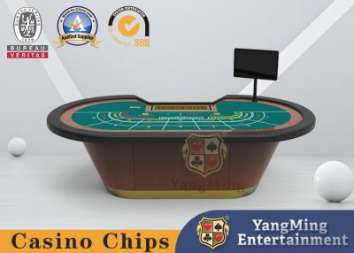 China klassische Pokerspiel-Tabelle des Bakkarat-8Person mit hohe Faser-feuerfestem Brett zu verkaufen