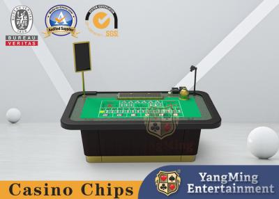 China PU Leather Handrail Electric Professional Poker Table With Fireproof Board for sale