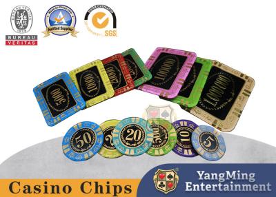 China High-transparent Acrylic Crystal Poker Chip Coins Manufacturers' Spot Accepts Customized for sale