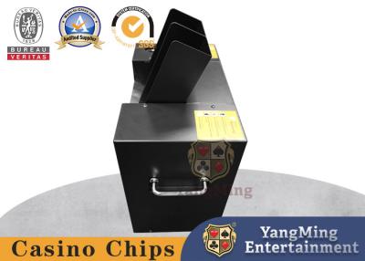 China Casino Product 2 Port Paper Poker Card Crush Machine Playing Cards Shredder for sale