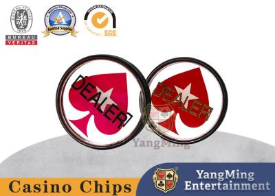 Chine Le double a dégrossi Texas Hold fait sur commande ils bouton fait sur commande de marchand de tisonnier à vendre