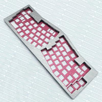 China Custom Aluminum CNC Milled Back Keyboard Weigh Back High Precision Brass Mechanical CNC Keyboard Keycaps for sale