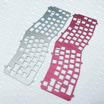 China Aluminum Mechanical CNC Keyboard Cover Services Custom Milling Aluminum Mechanical CNC Keyboard Top for sale