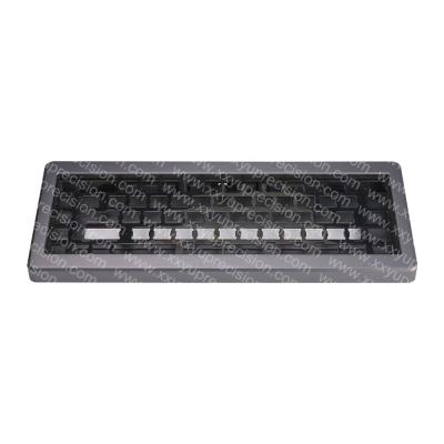 China Custom Aluminum CNC Turned Keyboard Parts Precision CNC 316 Stainless Steel Mechanical Keyboard for sale