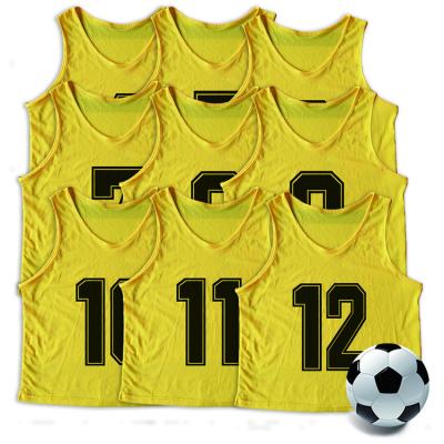 China Shirts & Complete Wholesale Sports Basketball Team Sports Breathe Training Bibs Football Soccer Invest Mesh Adult Youth Pinnies Scrum Vests for sale